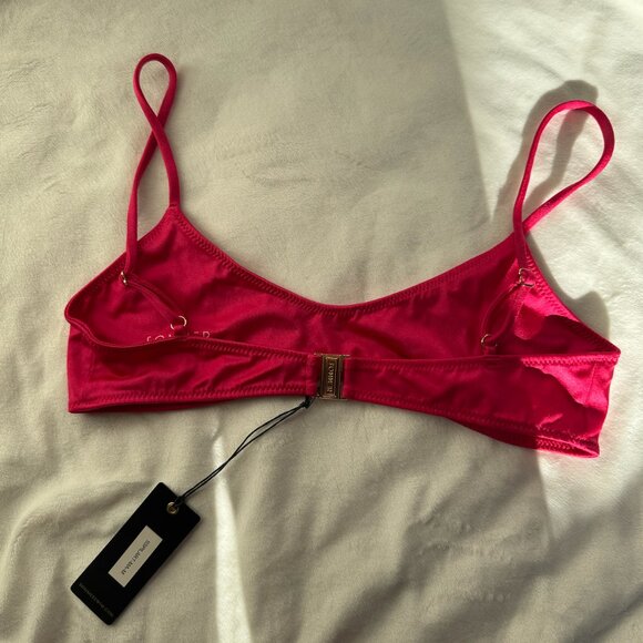 SOMMER SWIM - Magenta - Bralette Bikini Top - Picture 5 of 6